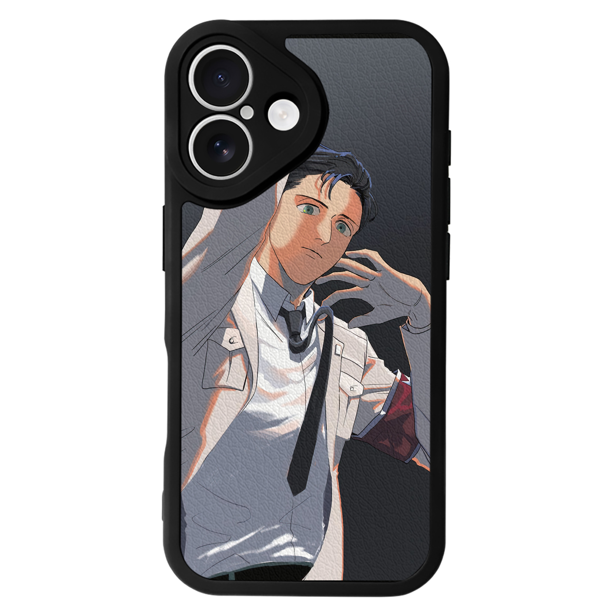 （画像用） 進撃の巨人 Attack on Titan 【iPhone 16シリーズ対応】シリコンスマホケース（レザー調） 材質：シリコン